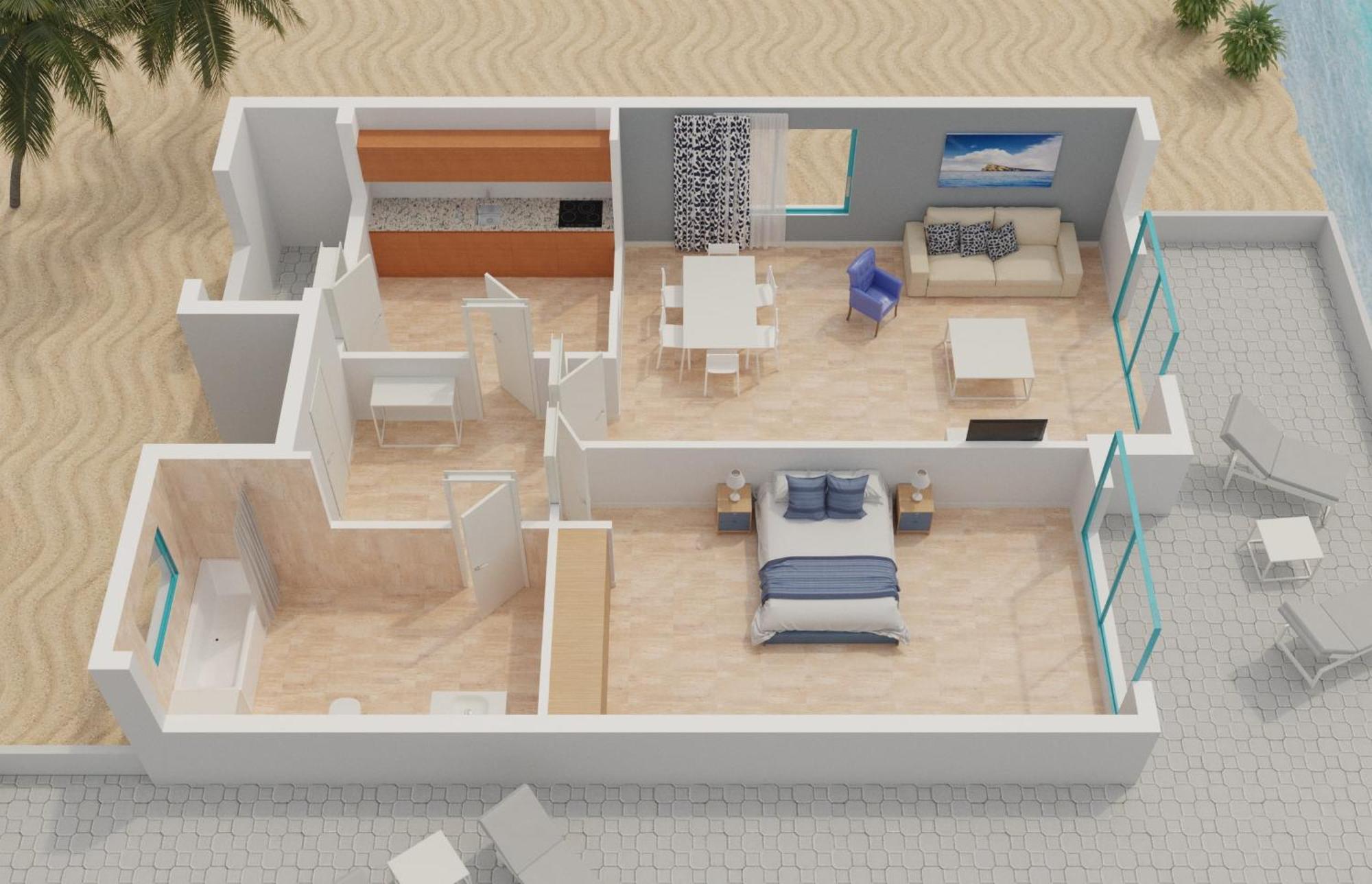 Magic Atrium Beach Кала де Финестрат Екстериор снимка
